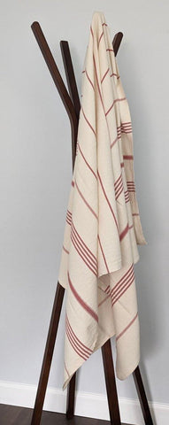 Horizon Stripe Turkish Cotton Towel Collection - Sand-Repelling, Quick-Drying, Tassel-Free, 39”x70”