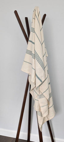 Horizon Stripe Turkish Cotton Towel Collection - Sand-Repelling, Quick-Drying, Tassel-Free, 39”x70”