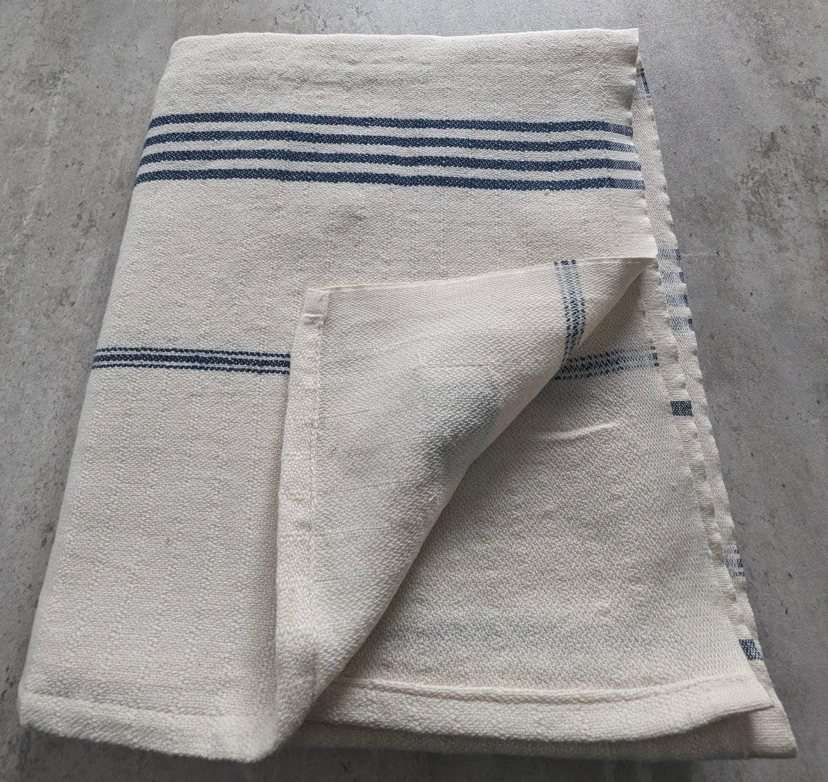 Horizon Stripe Turkish Cotton Towel Collection - Sand-Repelling, Quick-Drying, Tassel-Free, 39”x70”