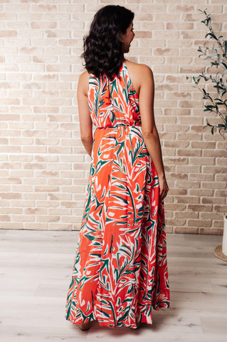 Humming Along Cutout Dress in Coral - SwagglyLife Home & Fashion