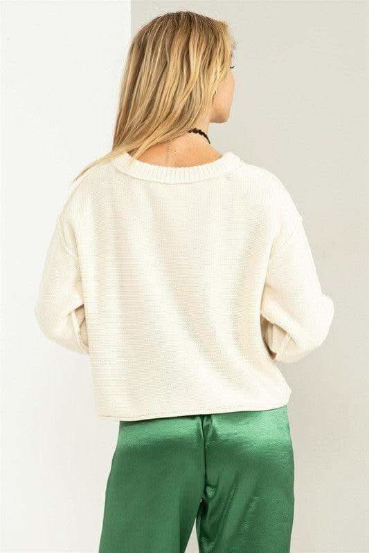 HYFVE Cuddly Classic Long Sleeve Sweater, Multiple Colors - SwagglyLife Home & Fashion