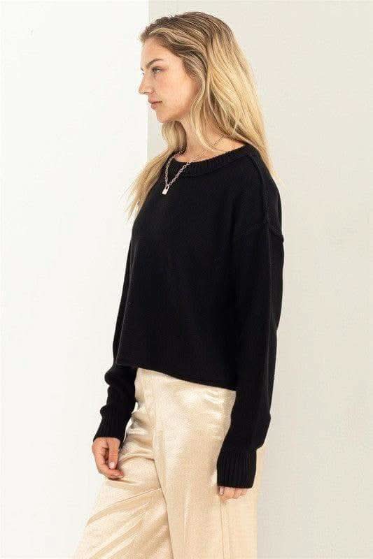 HYFVE Cuddly Classic Long Sleeve Sweater, Multiple Colors - SwagglyLife Home & Fashion