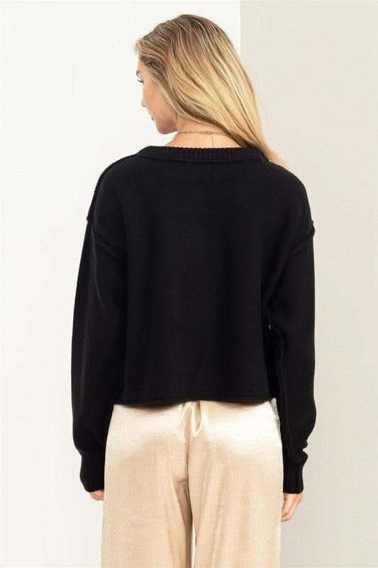HYFVE Cuddly Classic Long Sleeve Sweater, Multiple Colors - SwagglyLife Home & Fashion