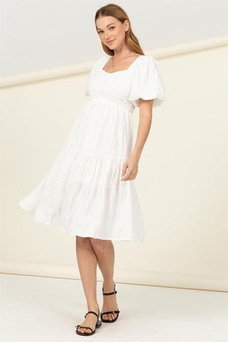 HYFVE Find Me Again Tiered Midi Dress - SwagglyLife Home & Fashion