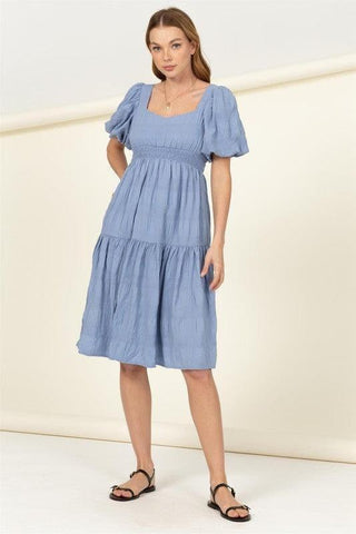 HYFVE Find Me Again Tiered Midi Dress - SwagglyLife Home & Fashion