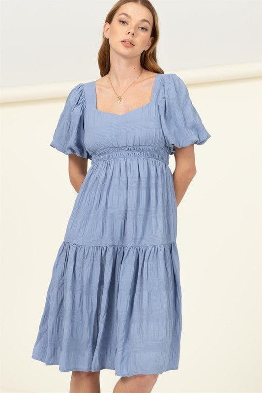 HYFVE Find Me Again Tiered Midi Dress - SwagglyLife Home & Fashion