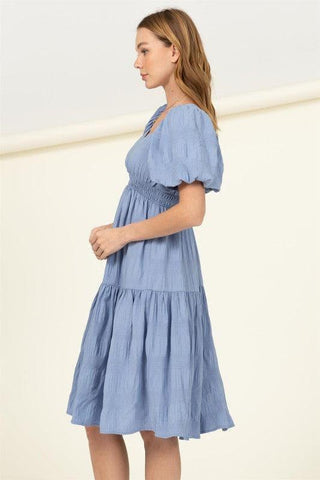 HYFVE Find Me Again Tiered Midi Dress - SwagglyLife Home & Fashion