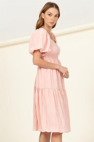 HYFVE Find Me Again Tiered Midi Dress - SwagglyLife Home & Fashion