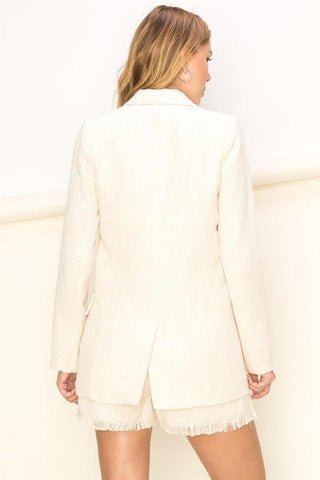 HYFVE Sugarplum Long-Sleeve Double-Breasted Blazer - SwagglyLife Home & Fashion
