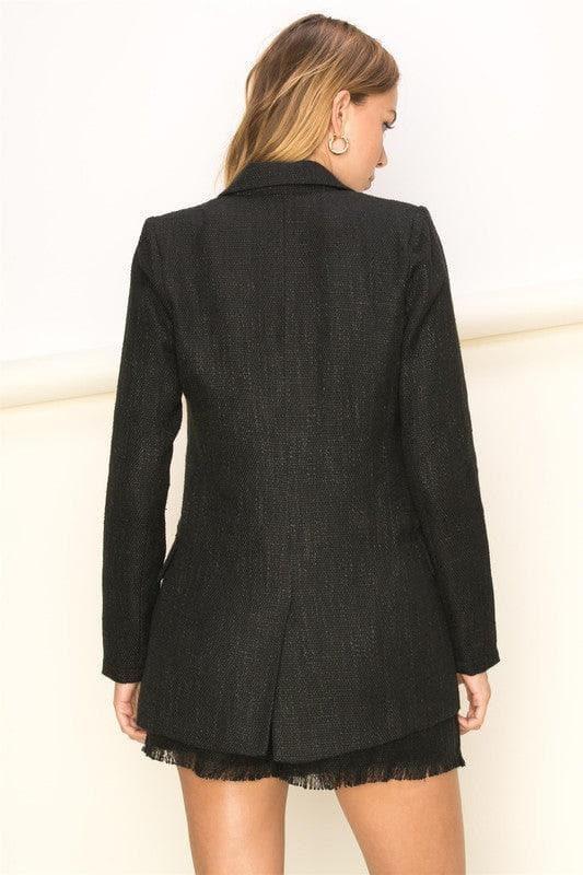 HYFVE Sugarplum Long-Sleeve Double-Breasted Blazer - SwagglyLife Home & Fashion