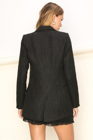 HYFVE Sugarplum Long-Sleeve Double-Breasted Blazer - SwagglyLife Home & Fashion