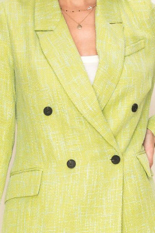 HYFVE Sugarplum Long-Sleeve Double-Breasted Blazer - SwagglyLife Home & Fashion