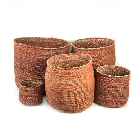 Handwoven Auburn Iringa Baskets | Tanzania