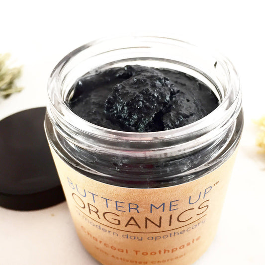 Organic Activated Charcoal Toothpaste / Whitening Toothpaste / Organic Toothpaste / Black Toothpaste / Charcoal Toothpaste / Tooth Paste in - Teeth photo