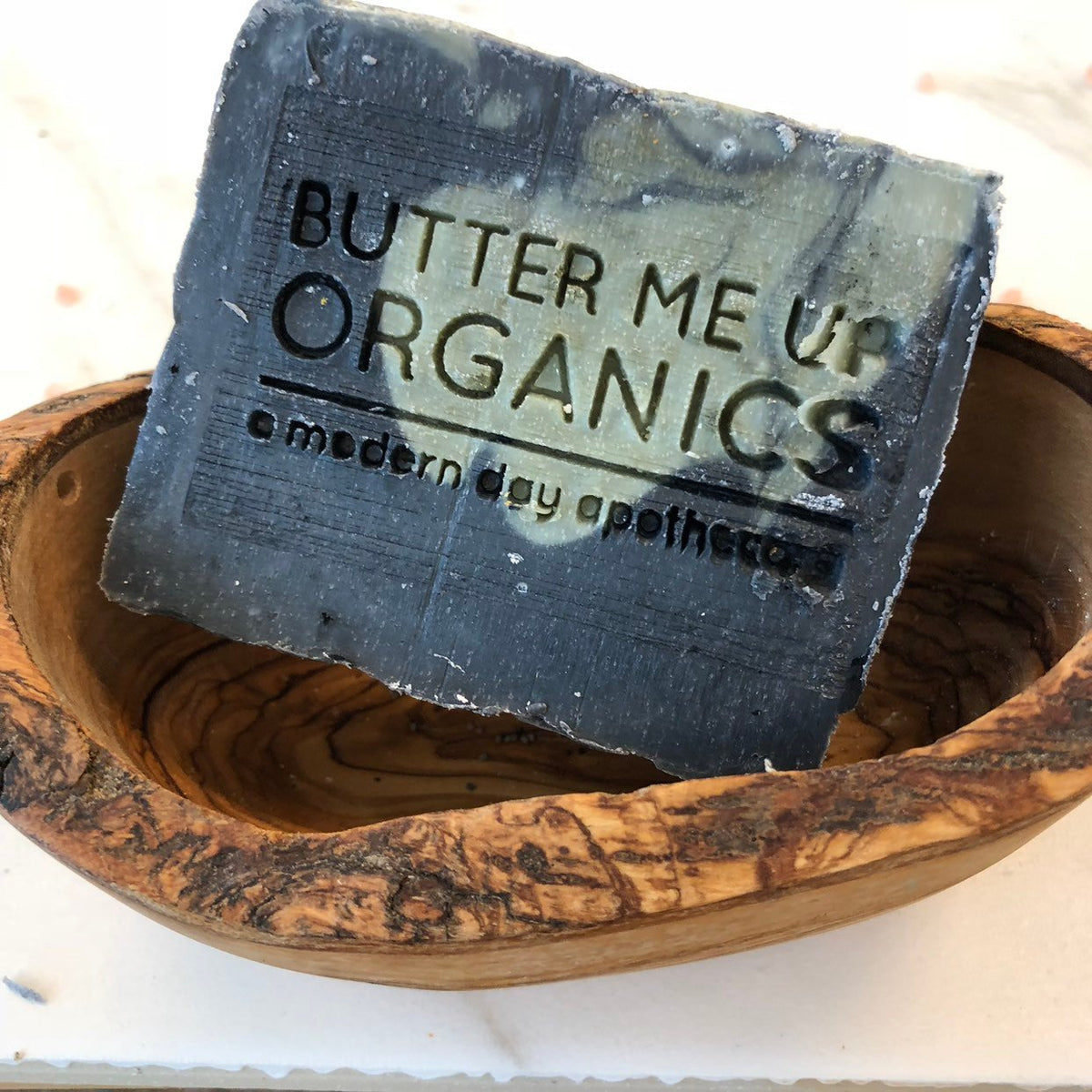 Organic Lemongrass Mint with Activated Charcoal and French Green Clay / VEGAN SOAP / PALM FREE in Lemongrass Mint Soap - Soap photo