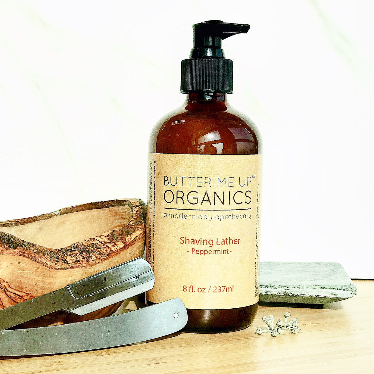 Natural Shaving Lather / Shaving Cream / Organic Shaving in - Body photo