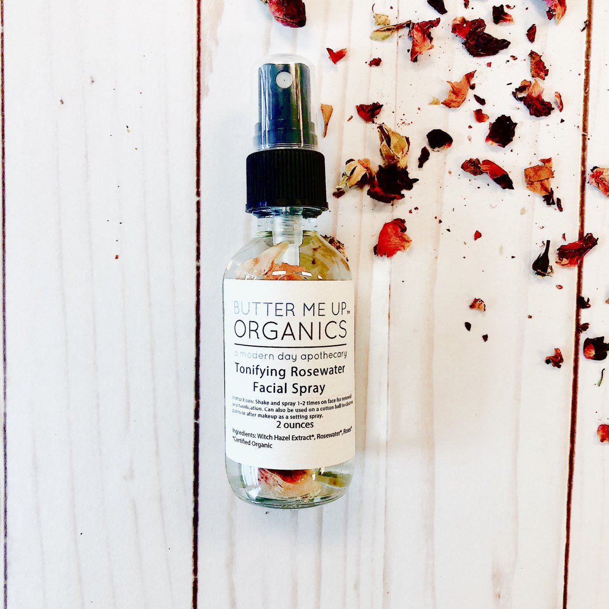 Organic Rosewater Toner / Facial Mist / Makeup Setting Spray / Organic Rosewater / Organic Toner / Organic Setting Spray in - Face photo