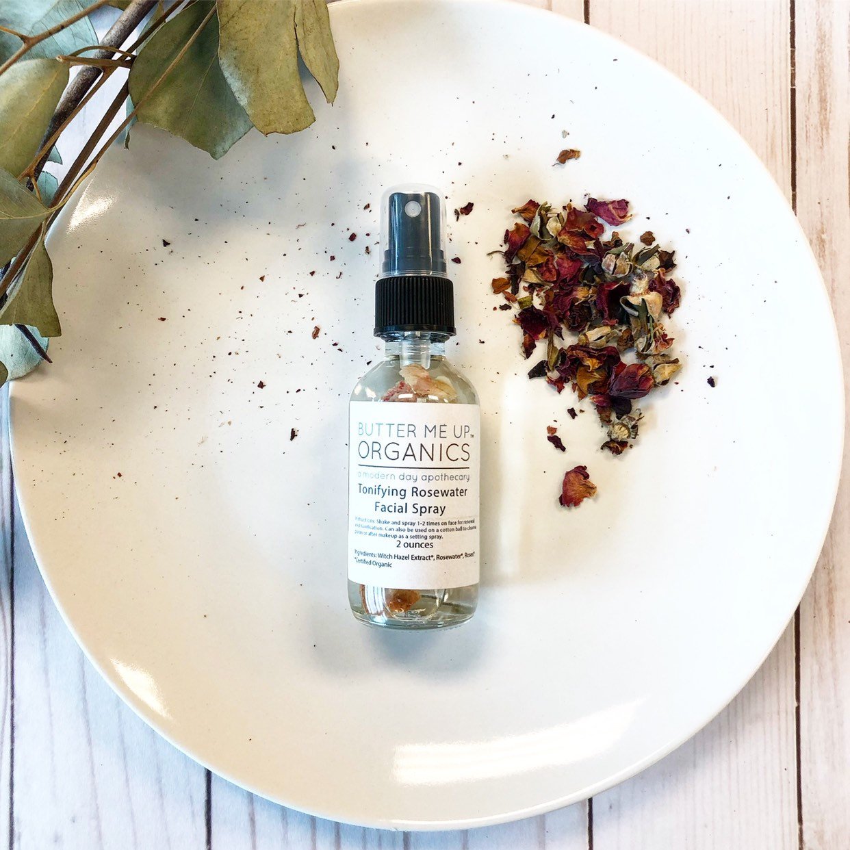 Organic Rosewater Toner / Facial Mist / Makeup Setting Spray / Organic Rosewater / Organic Toner / Organic Setting Spray in - Face photo