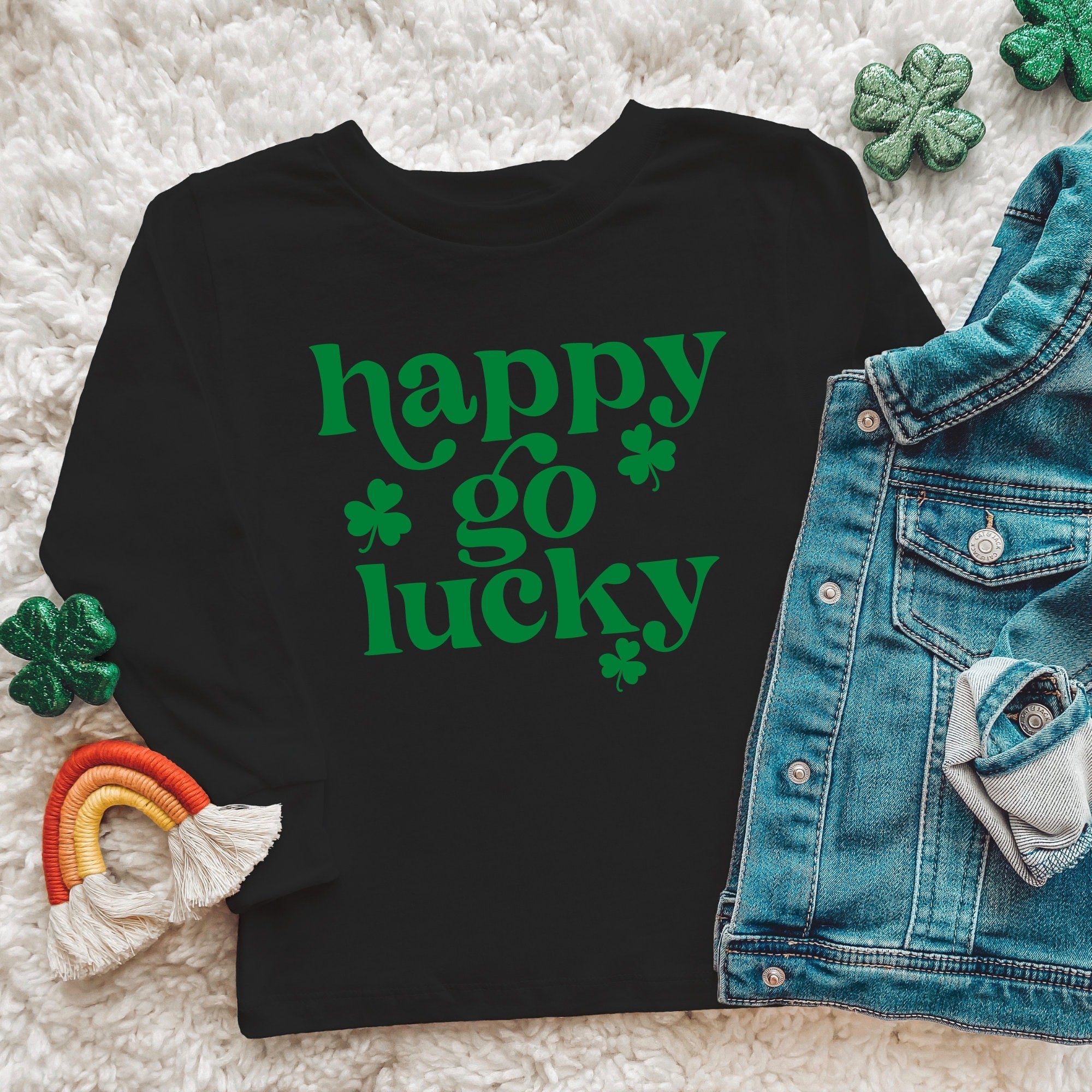 Happy Go Lucky Long Sleeve in - photo