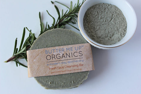 Face Wash Facial Cleansing Bar with French Green Sea Clay in - Face photo