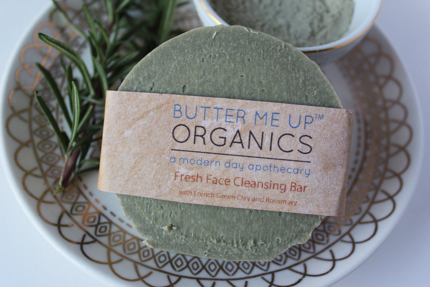 Face Wash Facial Cleansing Bar with French Green Sea Clay in - Face photo