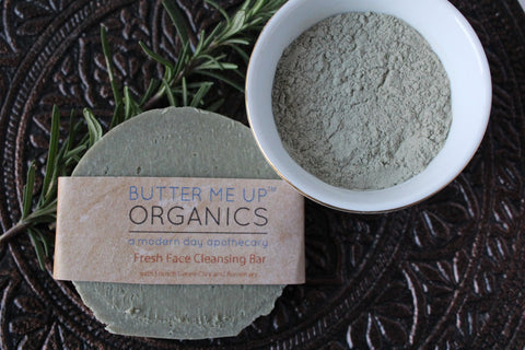Face Wash Facial Cleansing Bar with French Green Sea Clay in - Face photo
