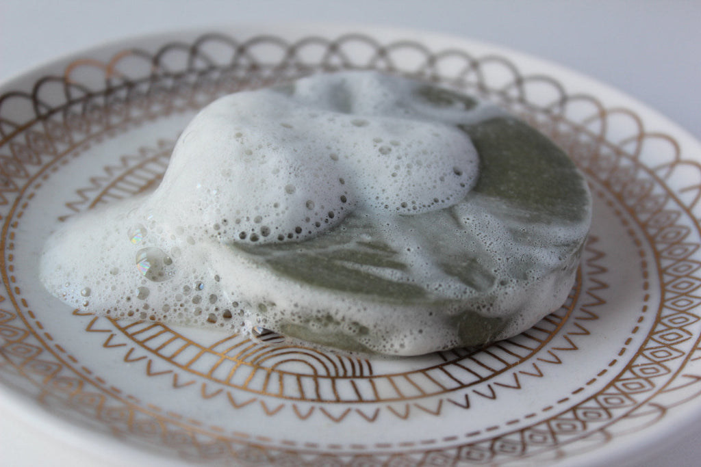 Face Wash Facial Cleansing Bar with French Green Sea Clay in - Face photo