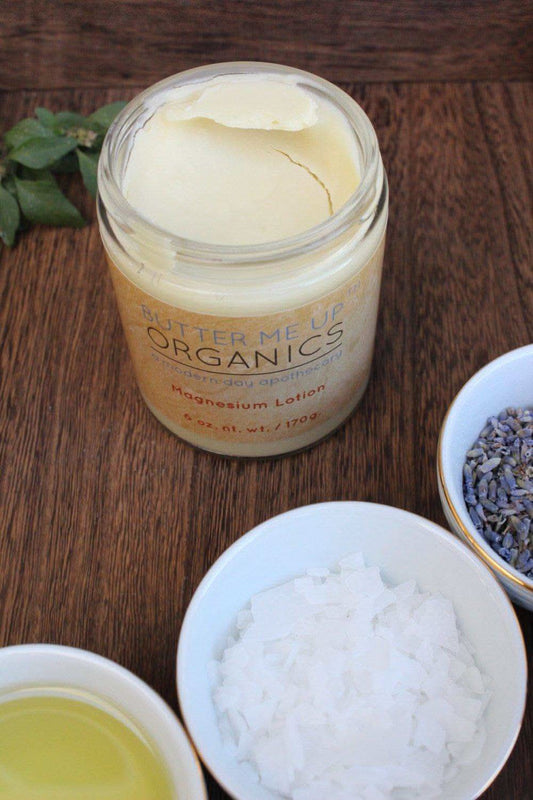 Butter Me Up Organics Magnesium Body Butter- Organic Sleep & Muscle Support Lotion in - Body photo