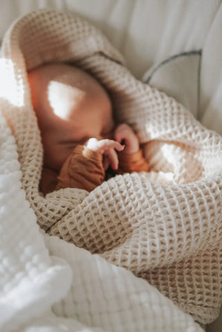 Waffle Blankets - Newborn, Baby, Toddler - 100% Cotton in - Swaddle Blankets & Hat / Headband Sets photo