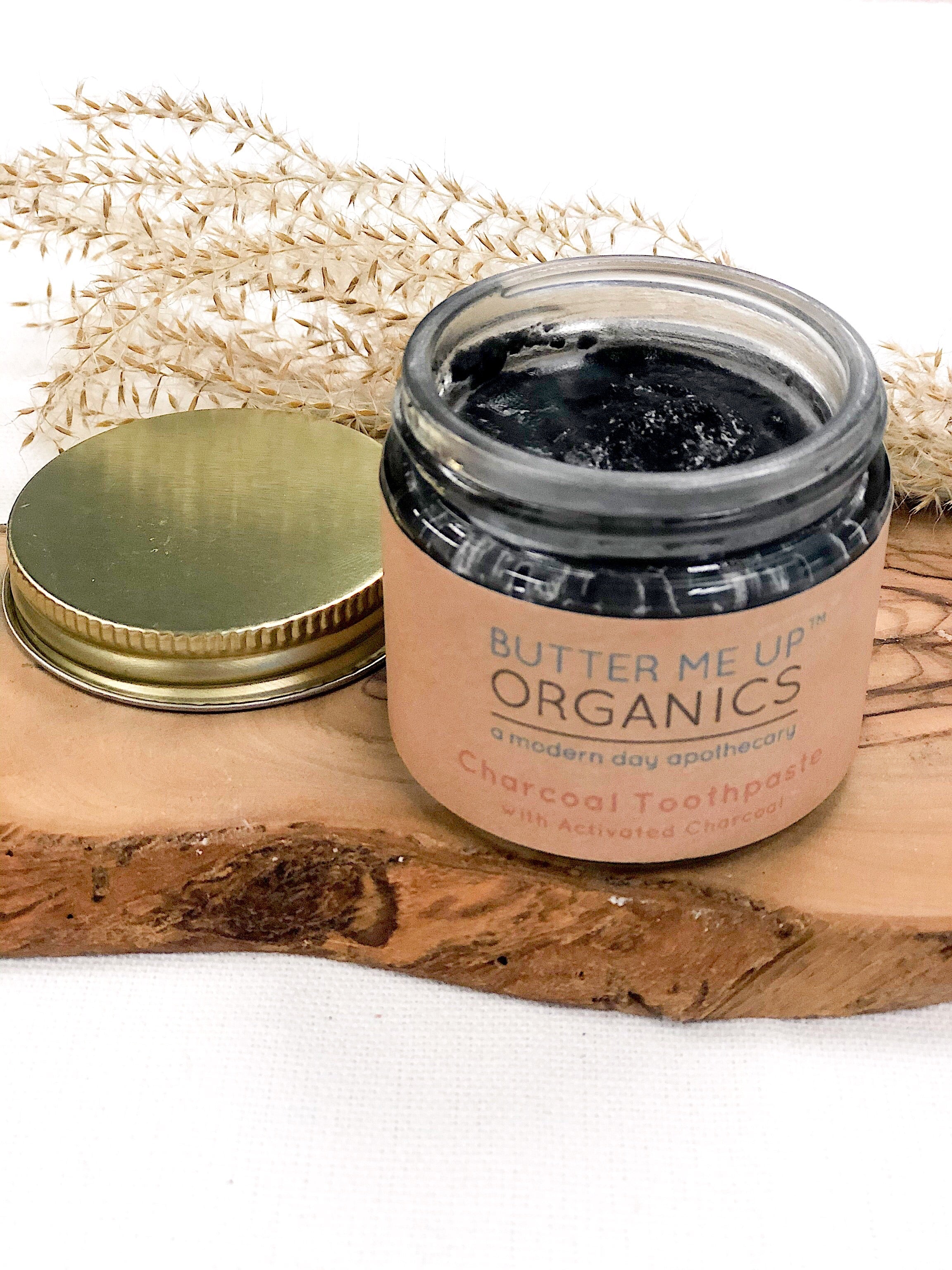 Organic Activated Charcoal Toothpaste / Whitening Toothpaste / Organic Toothpaste / Black Toothpaste / Charcoal Toothpaste / Tooth Paste in Activated Charcoal Toothpaste - Teeth photo
