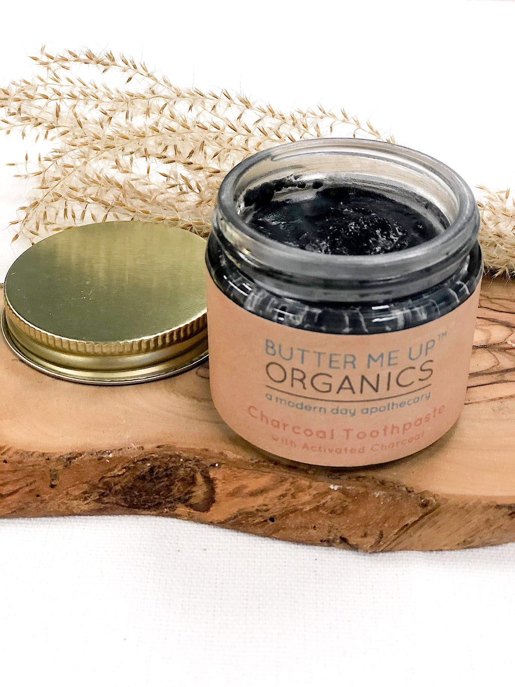 Organic Activated Charcoal Toothpaste / Whitening Toothpaste / Organic Toothpaste / Black Toothpaste / Charcoal Toothpaste / Tooth Paste in Activated Charcoal Toothpaste - Teeth photo