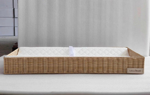 LELLOBABY™ X Hampton BABY- Rattan Wicker Changing Tray Premier in - Baby & Toddler photo