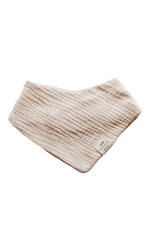 Oat Beige Neutral Baby Bandana Bib Snap Closure in - photo