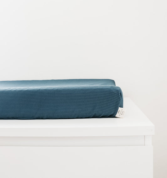 River Ribbed Changing Pad Cover in - photo