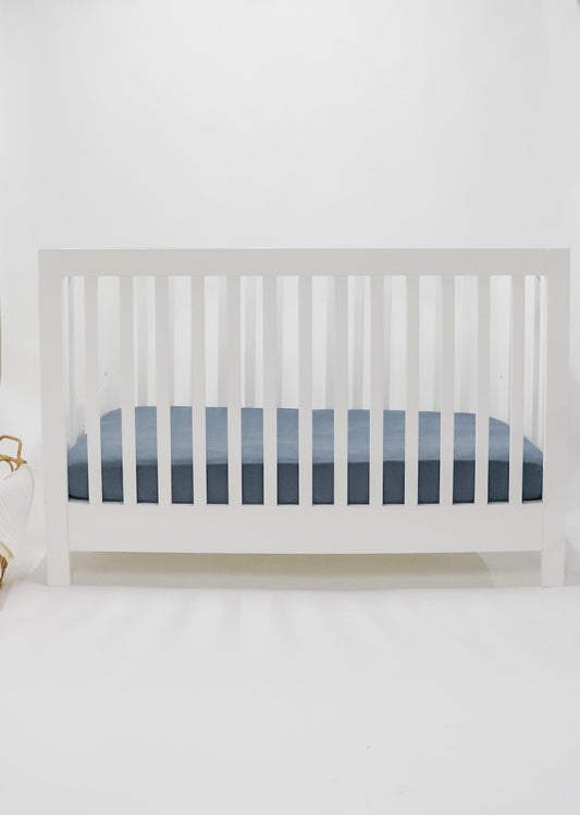 River Ribbed Crib Sheet in - photo