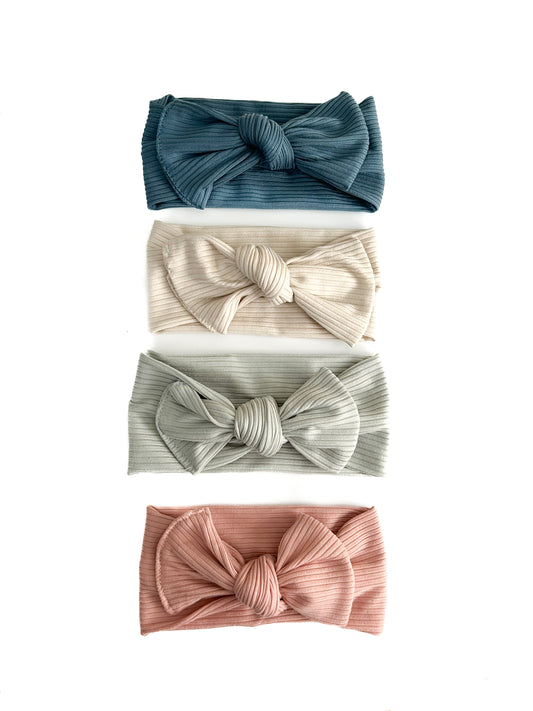 Pink Peony Bow Headwrap in - photo