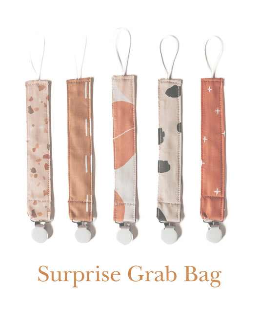 Pacifier Clip Grab Bag in - photo