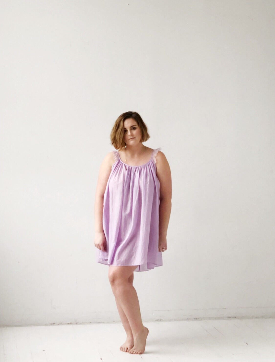 Betty Babydoll in Cotton Silk Blend in - PAJAMAS photo