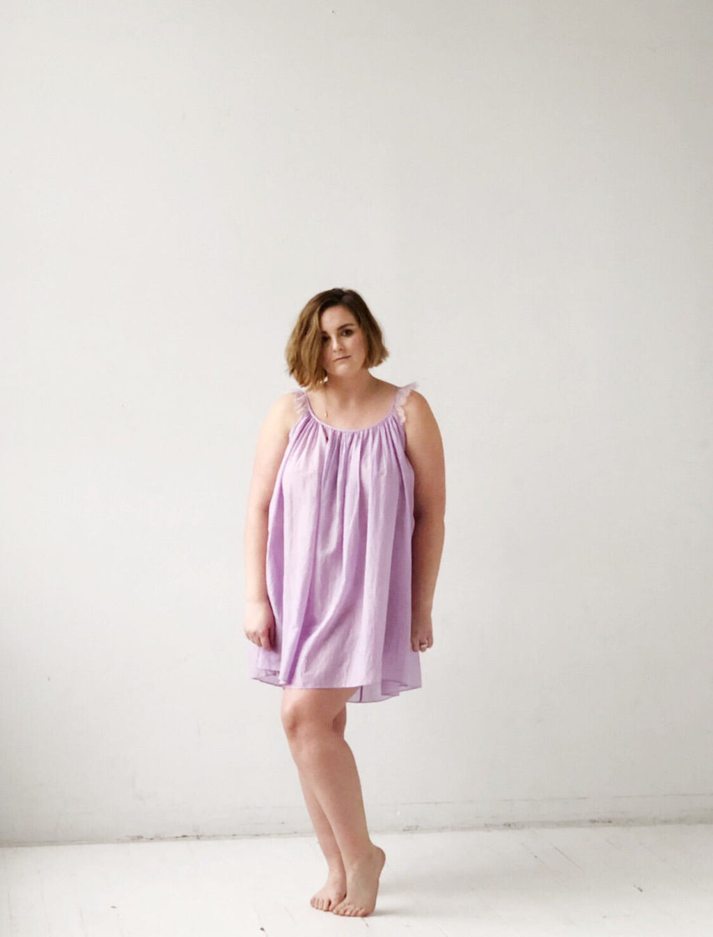 Betty Babydoll in Cotton Silk Blend in - PAJAMAS photo