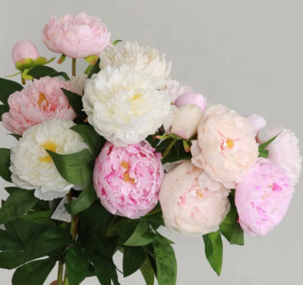 Realistic Artificial Peony - Bundle of 3 in - Florals photo