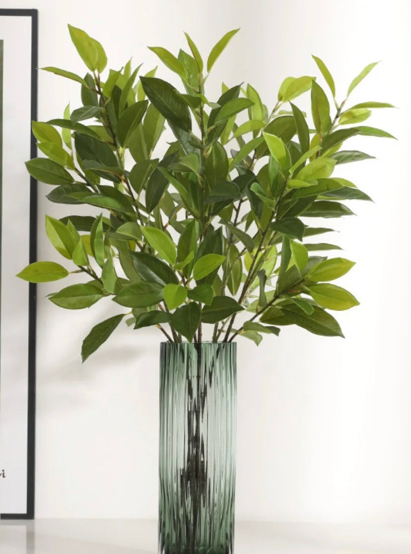 Artificial Bay Leaf Stems - Bundle of 4 in - Florals photo