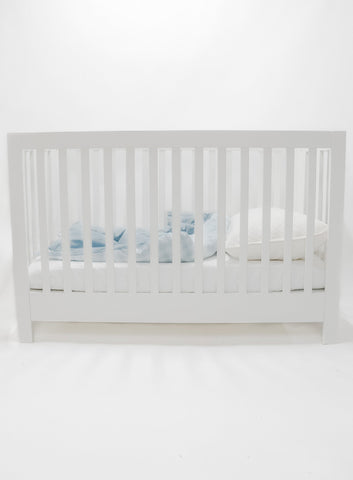 Marine Checkered Quilted Blanket