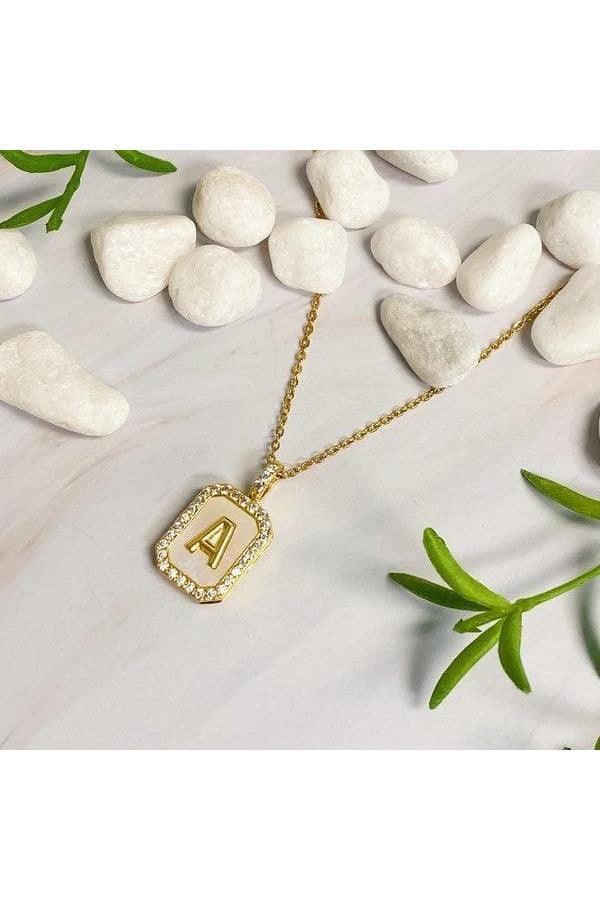 Initial Deco Open Locket Pendant Necklace - SwagglyLife Home & Fashion