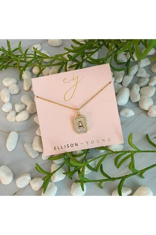 Initial Deco Open Locket Pendant Necklace - SwagglyLife Home & Fashion