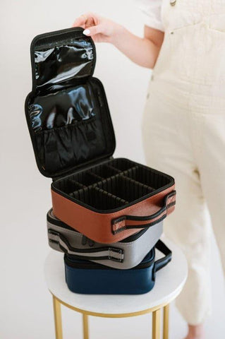 Isabella Customizable Cosmetic Carrying Case - SwagglyLife Home & Fashion