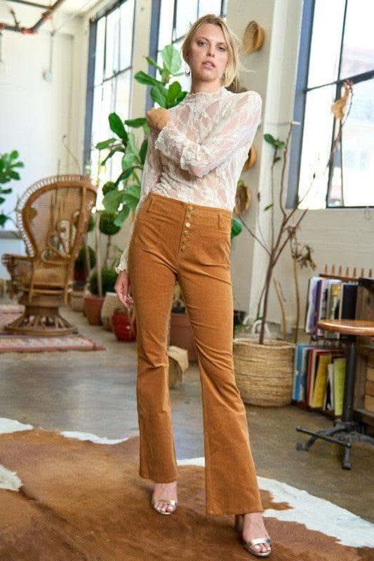 Jade by Jane Corduroy Flare Pants in - pants photo