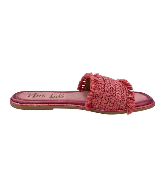 Juana Woven Sandals in Pink in - 130 Sandals photo