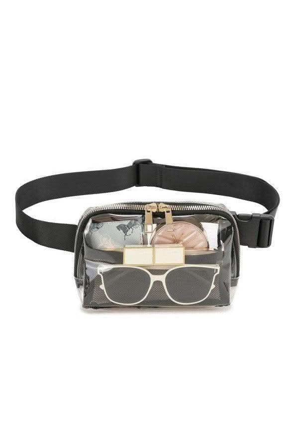 Juni Clear Stadium Belt Bag - SwagglyLife Home & Fashion