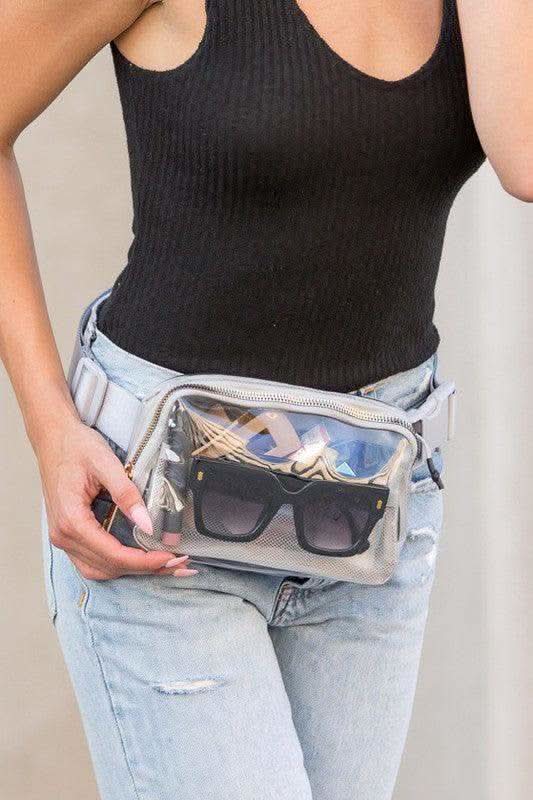 Juni Clear Stadium Belt Bag - SwagglyLife Home & Fashion