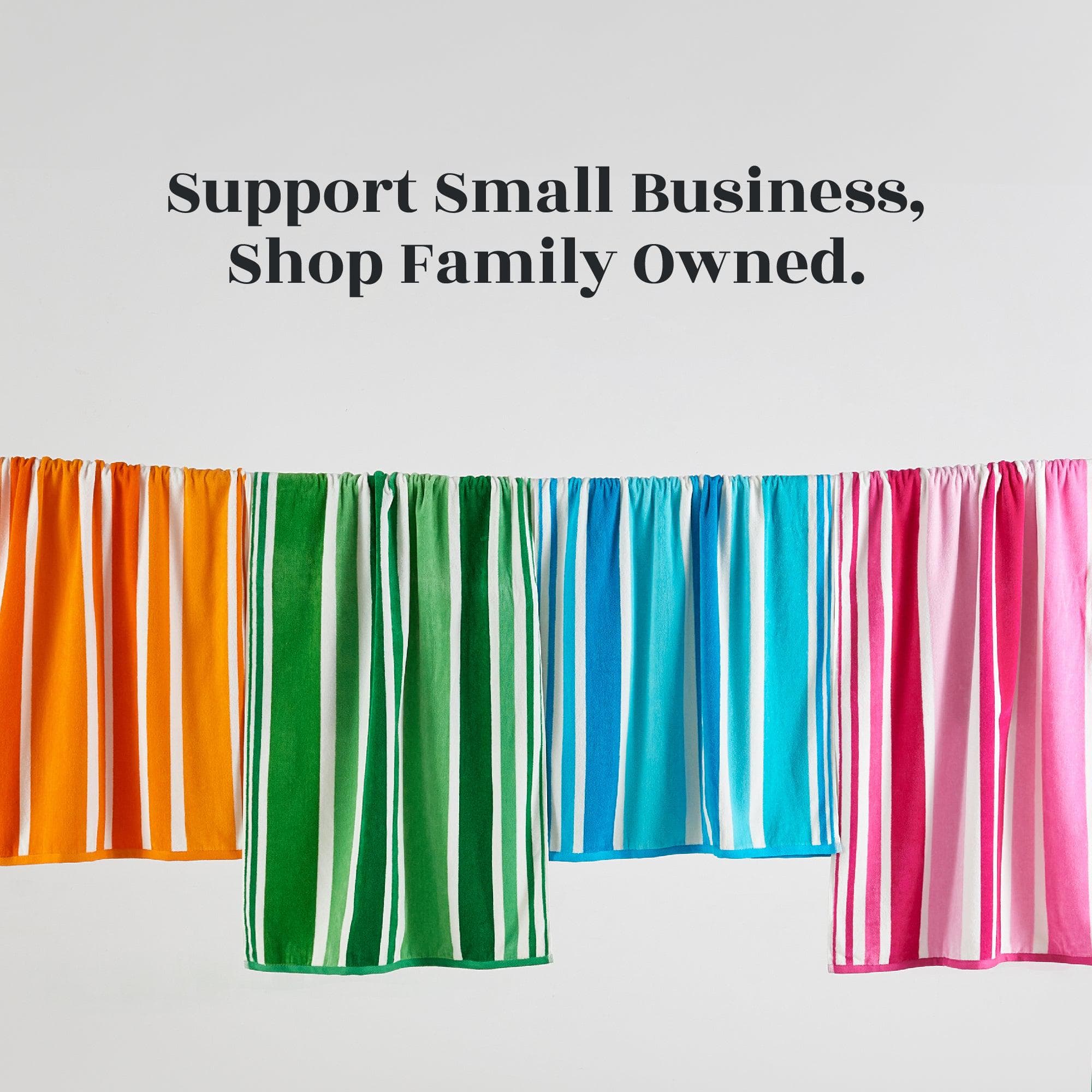 Cotton Velour Cabana Stripe Beach Towel - Novia Collection in - photo